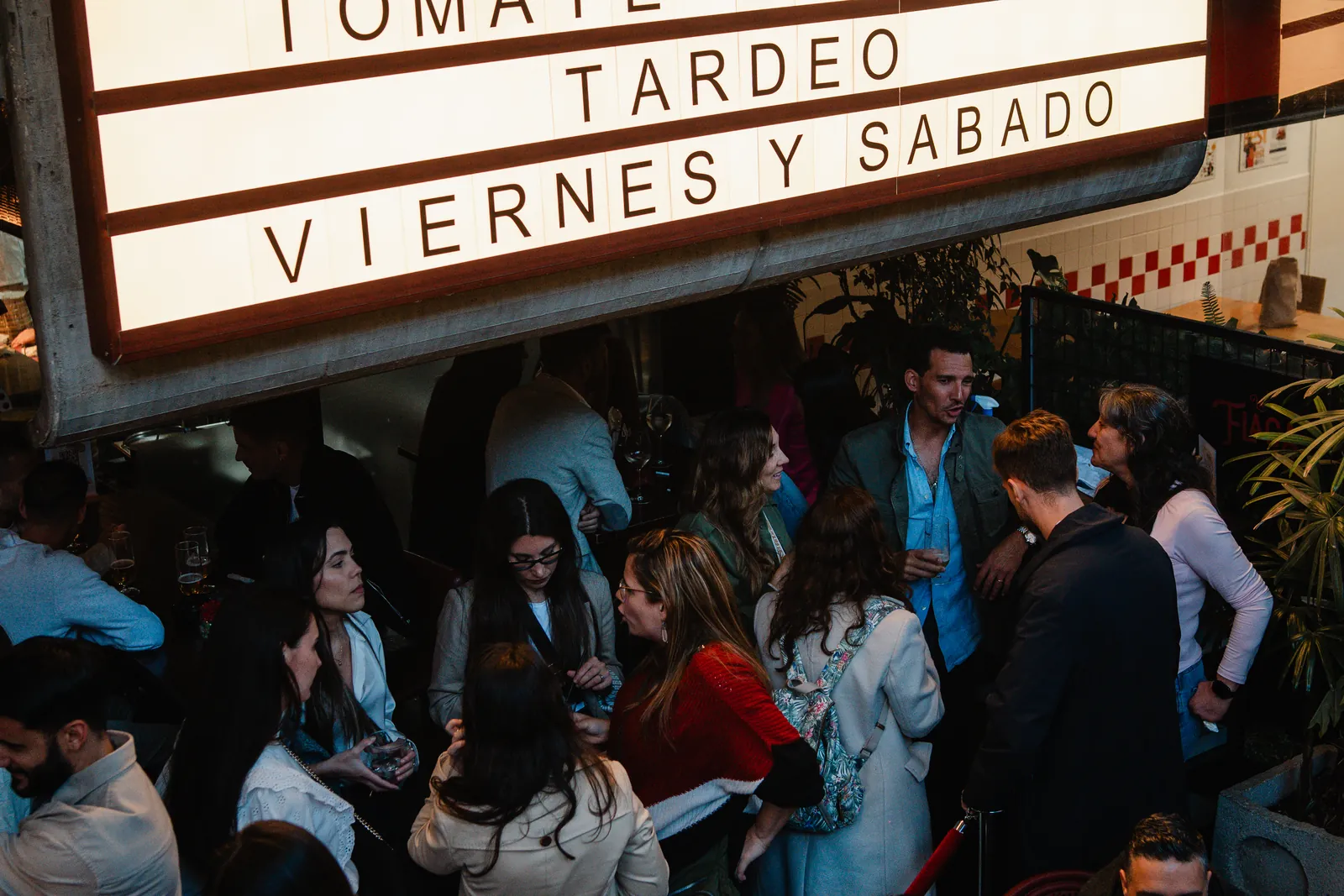 La Flaca · Entrada en pleno evento